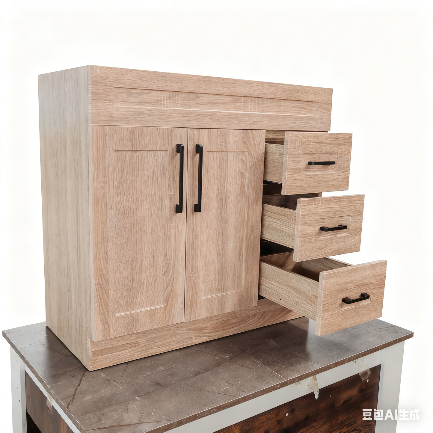 PVFS-Wood Grain 900-01-L Bathroom cabinet