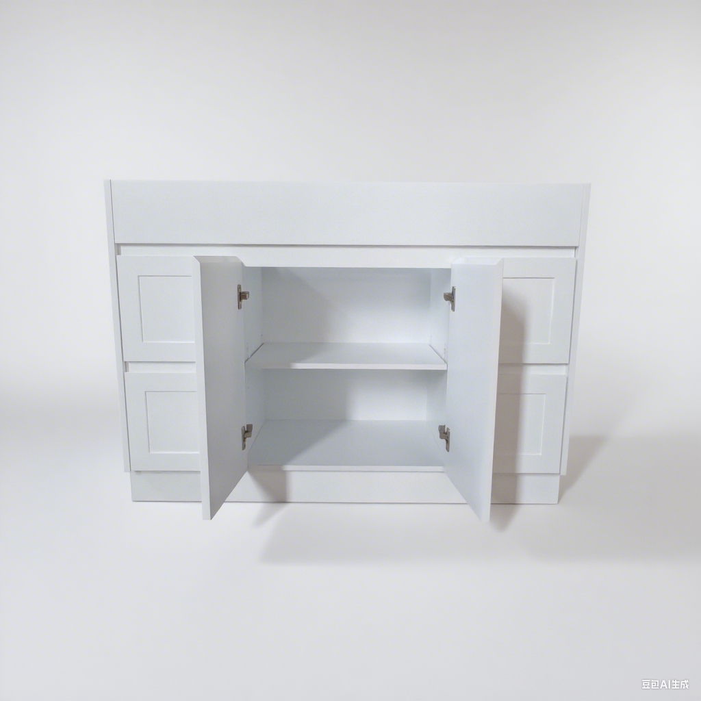 1200 White Matte Painting Bathroom Cabinet