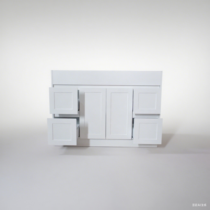 1200 White Matte Painting Bathroom Cabinet