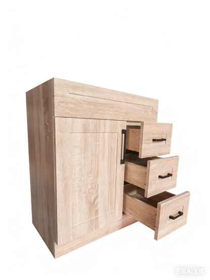 PVFS-Wood Grain 750-01-L  Bathroom cabinet