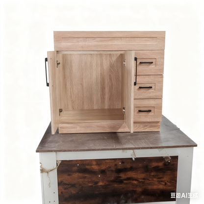 PVFS-Wood Grain 900-01-L  Bathroom cabinet