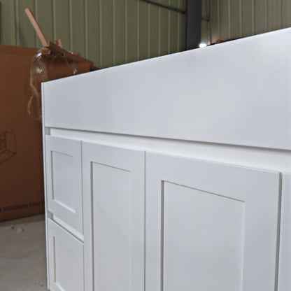 1200 White Matte Painting Bathroom Cabinet