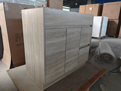 900 Melamine Wood Grain Bathroom Cabinet