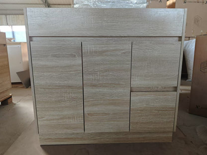 900 Melamine Wood Grain Bathroom Cabinet