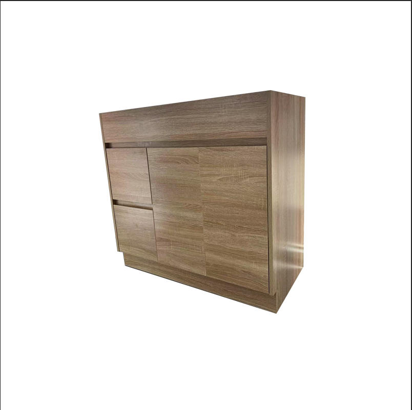 900 Melamine Wood Grain Bathroom Cabinet