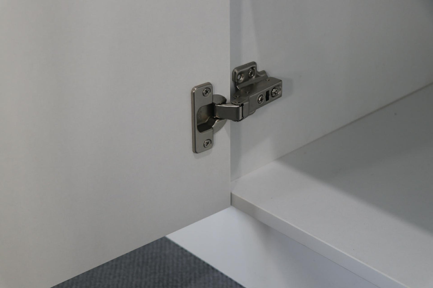 600 White Matte Painting  Wall Hung Vanity