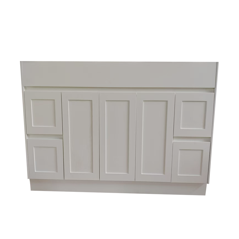 1500 White Matte Painting Bathroom Cabinet