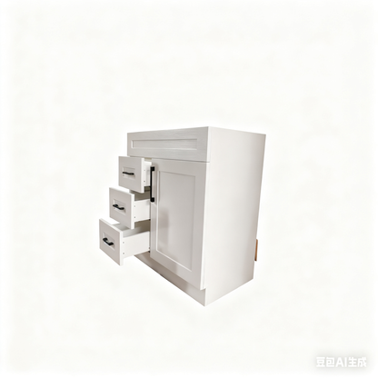PVFS-750-R  White Oak Bathroom cabinet