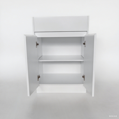 600 White Matte Painting Bathroom Cabinet