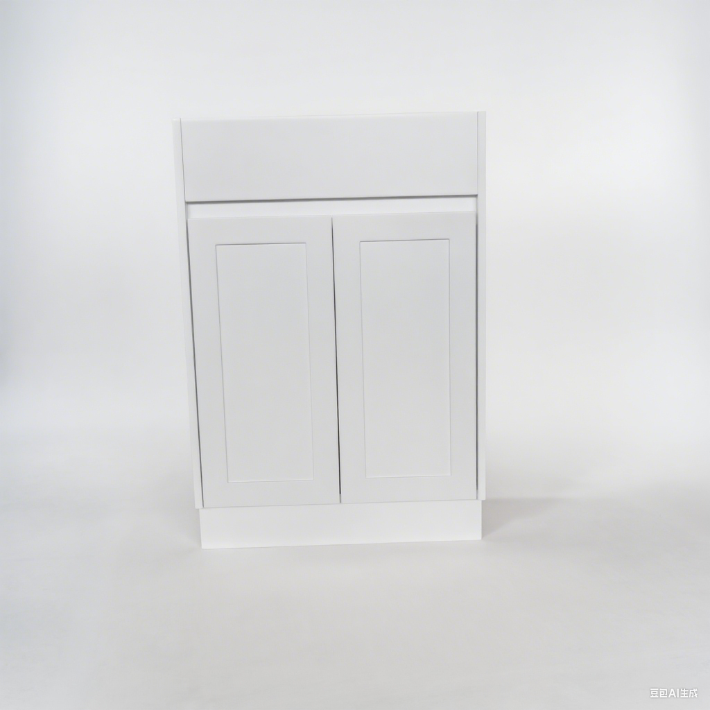 600 White Matte Painting Bathroom Cabinet