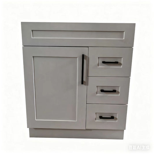 PVFS-750-R  White Oak Bathroom cabinet