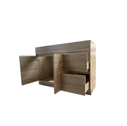 1200 Melamine Wood Grain Bathroom Cabinet