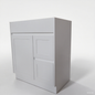 750 White Matte Painting Bathroom Cabinet