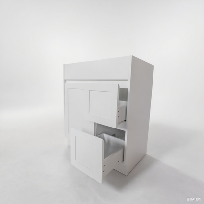 750 White Matte Painting Bathroom Cabinet