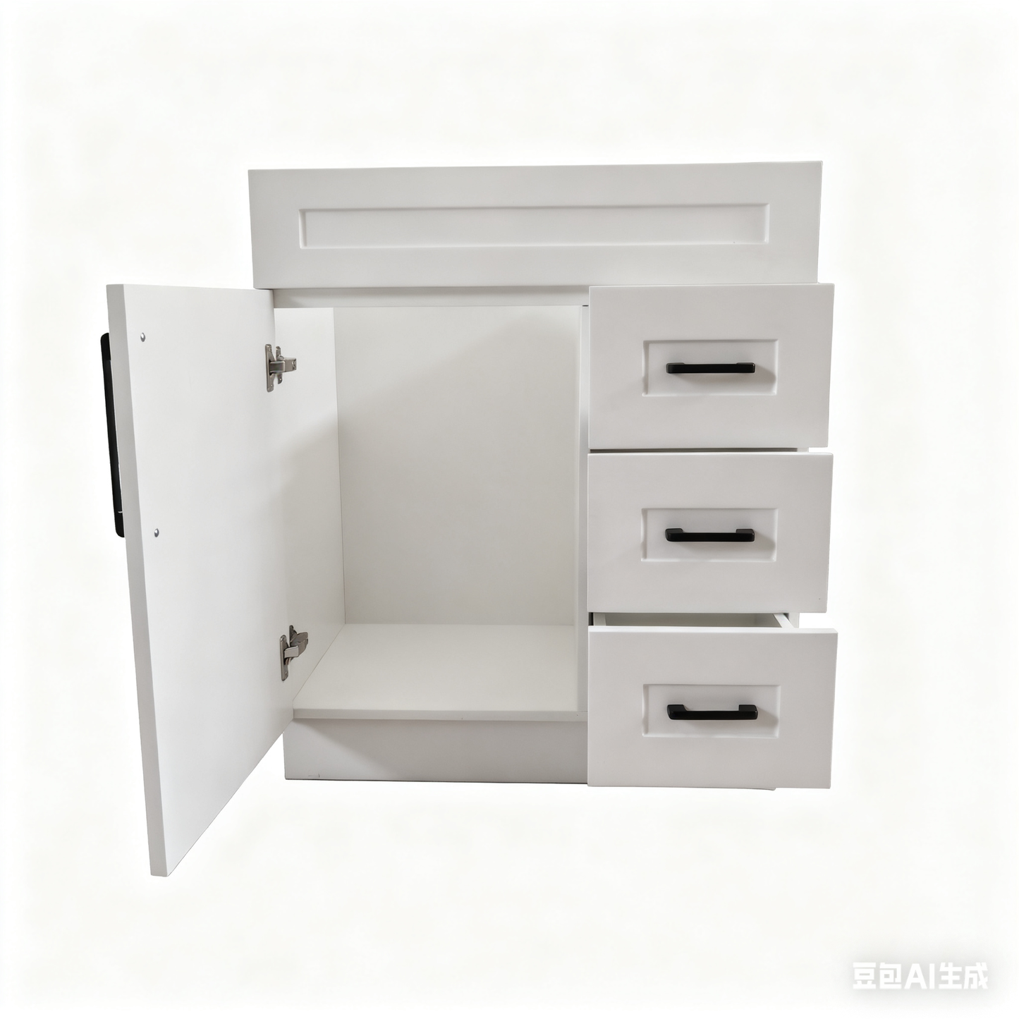 PVFS-750-L  White Oak Bathroom cabinet