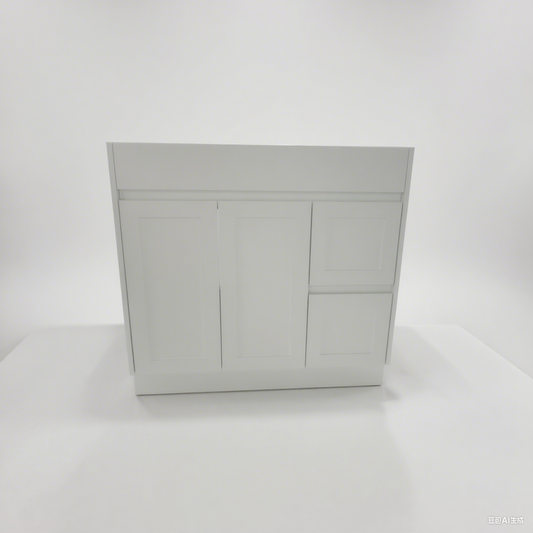 900 White Matte Painting Bathroom Cabinet
