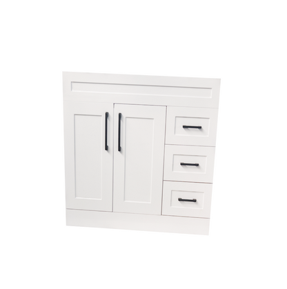 900 PVC White Bathroom Cabinet With Shaker