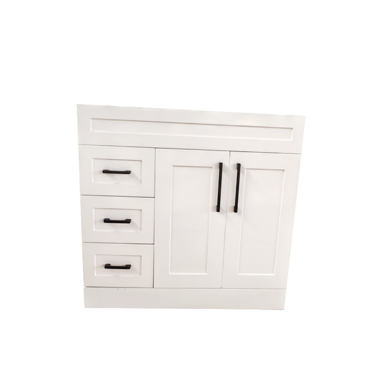 900 PVC White Bathroom Cabinet With Shaker
