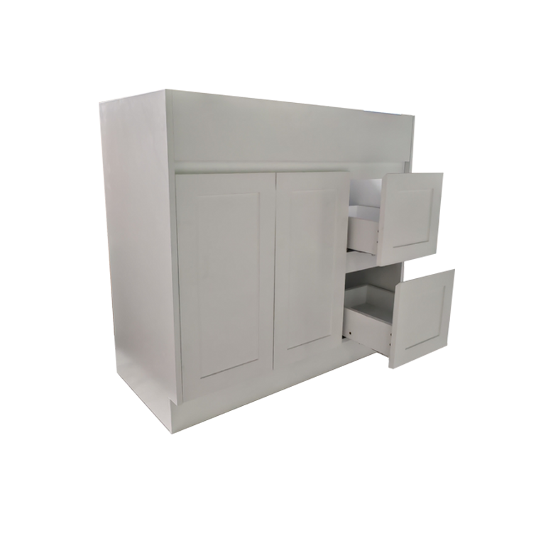 900 White Matte Painting Bathroom Cabinet