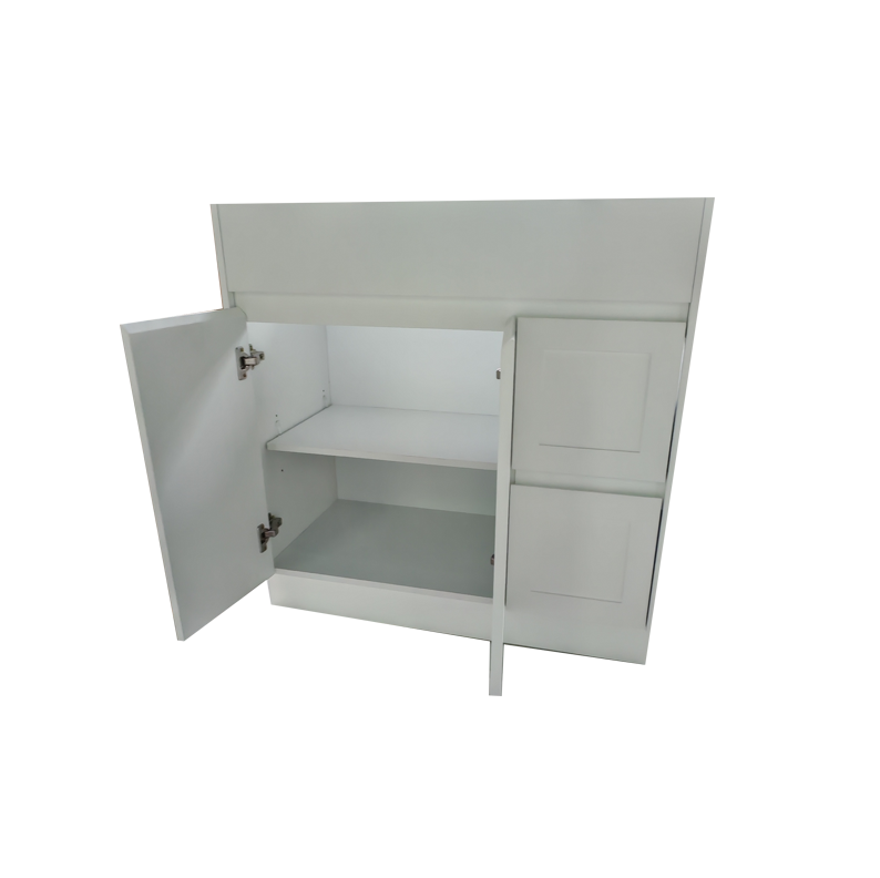 900 White Matte Painting Bathroom Cabinet