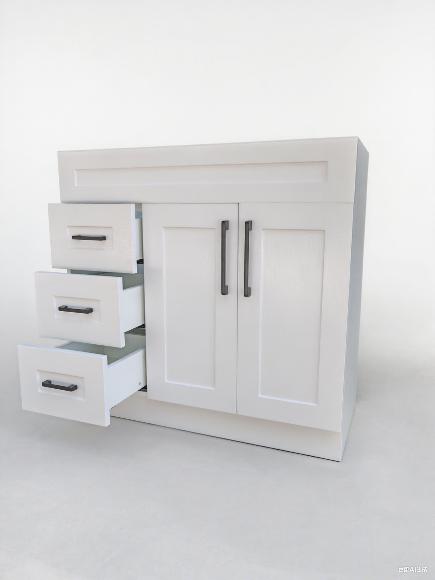 PVFS-900-R  White Oak Bathroom cabinet