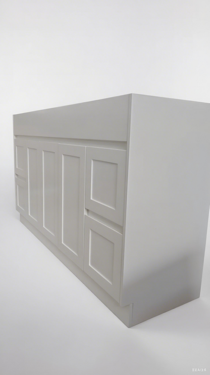 1500 White Matte Painting Bathroom Cabinet